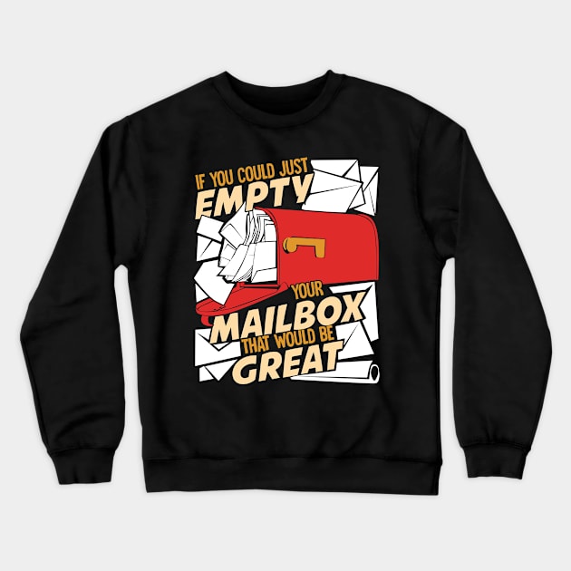 Postal Worker Mail City Letter Carrier Gift Crewneck Sweatshirt by Dolde08